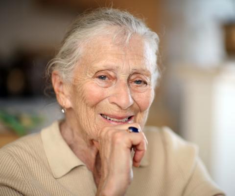 Elderly female patient